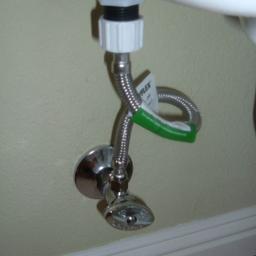 Tenant photo at a shutoff valve